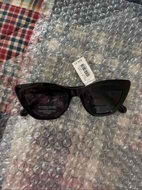 J. Crew Black Cat-Eye Sunglasses
